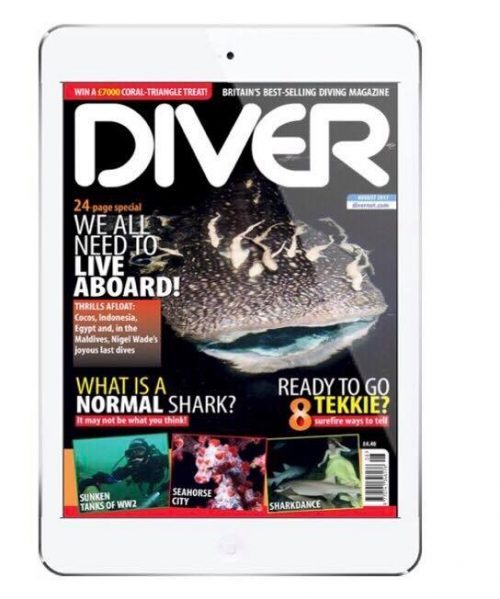 Diver UK , August 2017 Cover